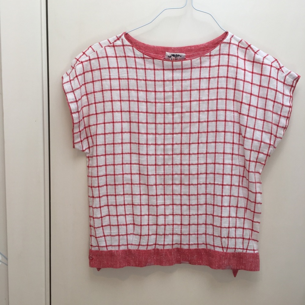 French linen over blouse